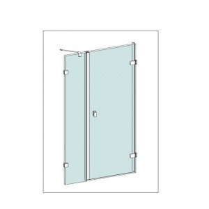 Frameless shower enclosures - A1925. Frameless shower enclosures (A1925)
